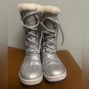 Sorel silver Winter Boots X Disney Frozen